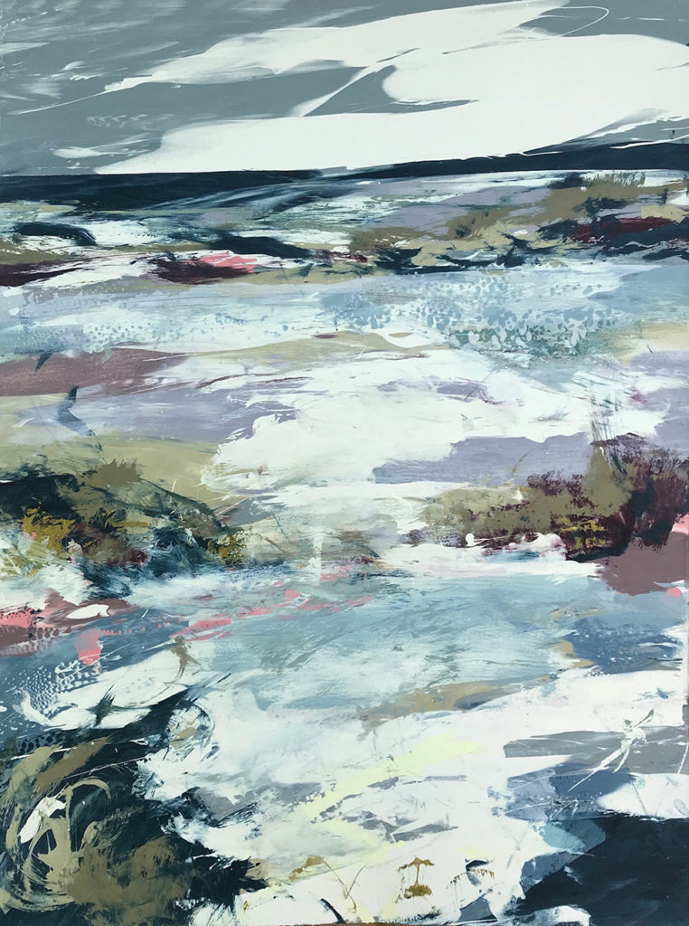 Light Dance Silkscreen Painting SOLD Gail Mason