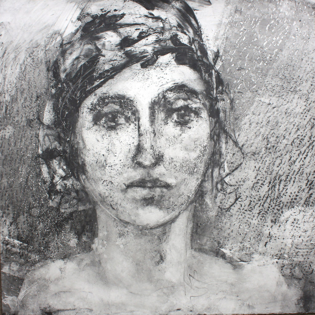 Rosalie Silkscreen Monotype Gail Mason