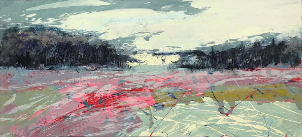 Silkscreen Painting Gail Mason SOLD