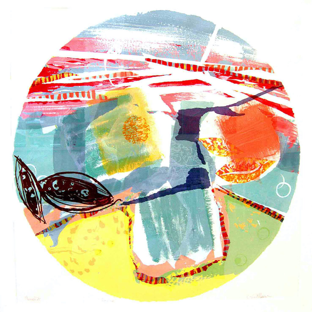 Promise Silkscreen Painting Gail Mason