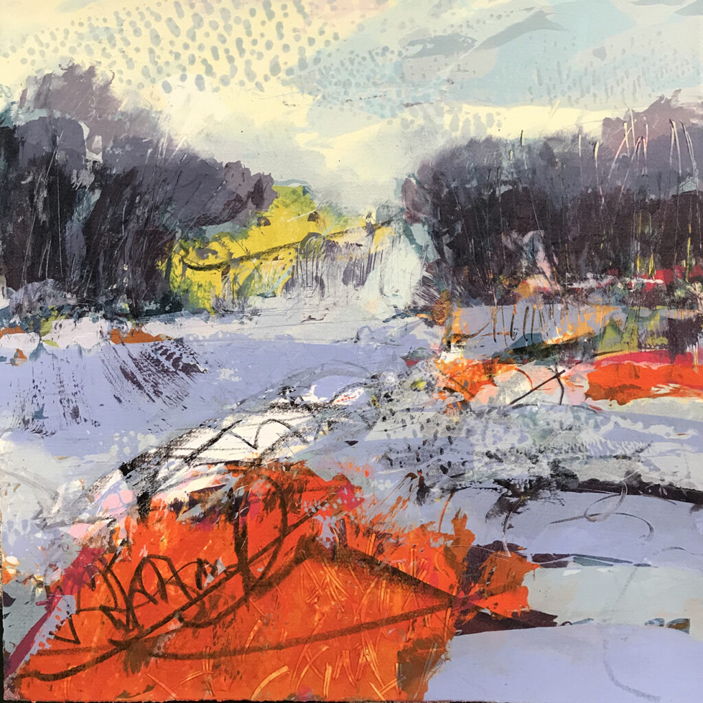 SOLD Rapids Mixed Media Gail Mason