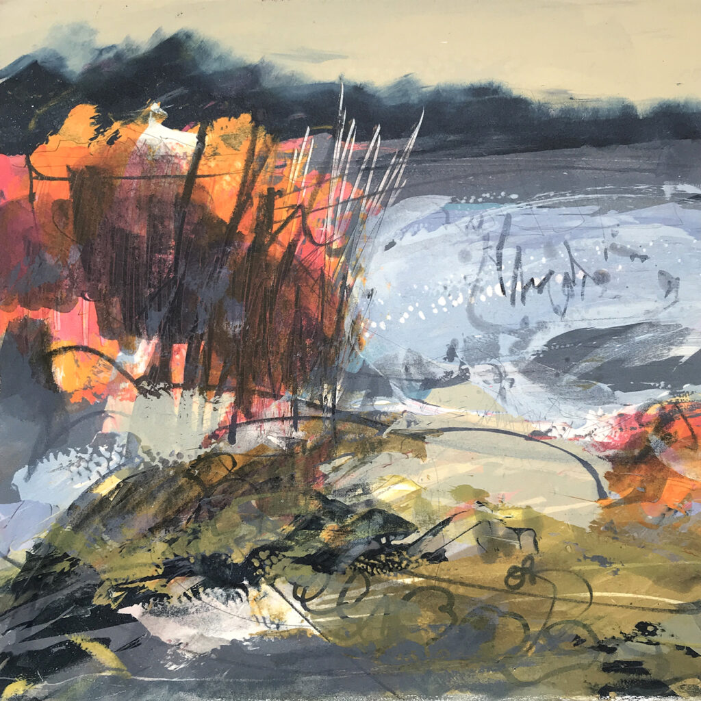 SOLD Land Series Mixed Media Gail Mason